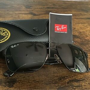 Ray Ban RB3530 polarized sunglasses mint